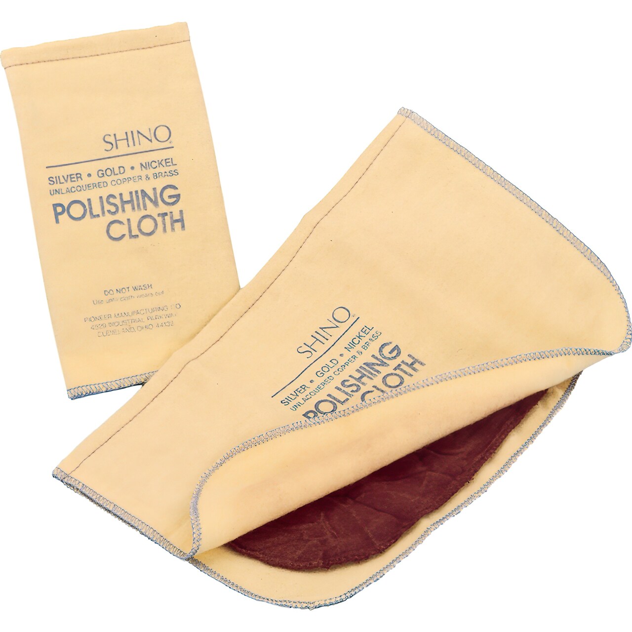 Shino Polishing Cloth Jewelry Cleaner Gold Silver Brass Polisher 12" x 14"